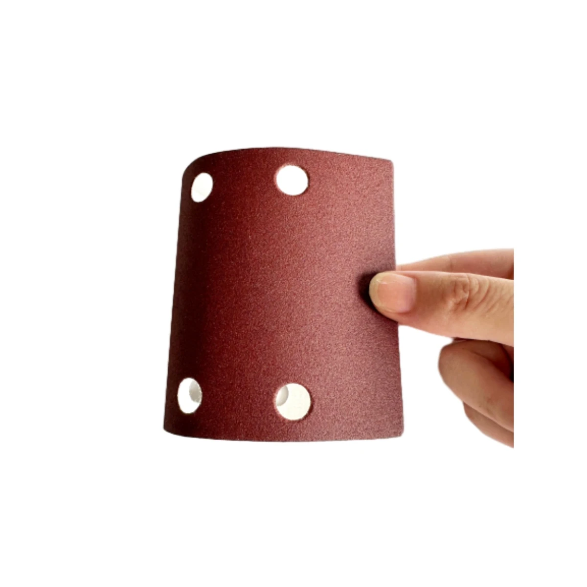 DONYUN Multifunctional Flocking 8 Hole Sandpaper Anti Static Aluminum Oxide Polishing Hook and Loop