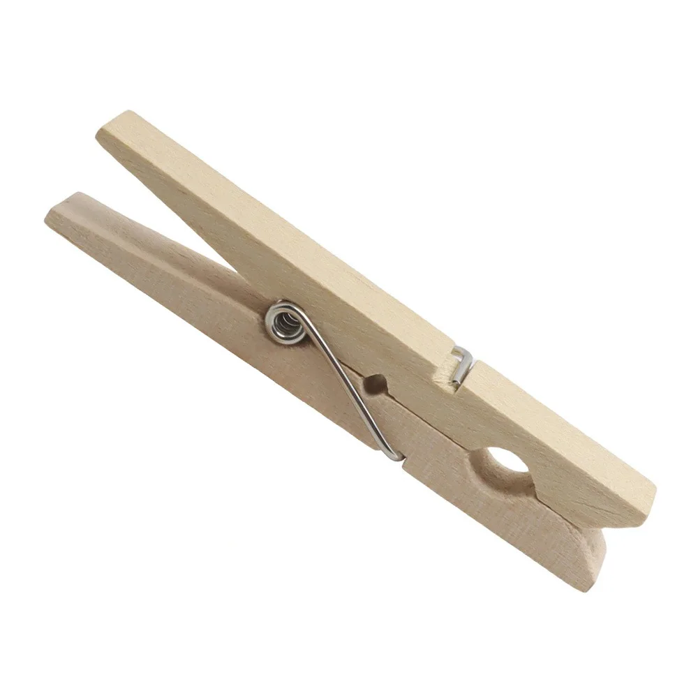 Hot Sale Rust Resistant Heavy Duty Clothes Pins for Hanging Outdoor ClothesPins Wooden Clothes clips