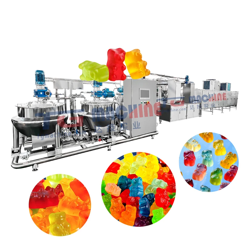 orange  gummy packaging machine candy extruder machinery