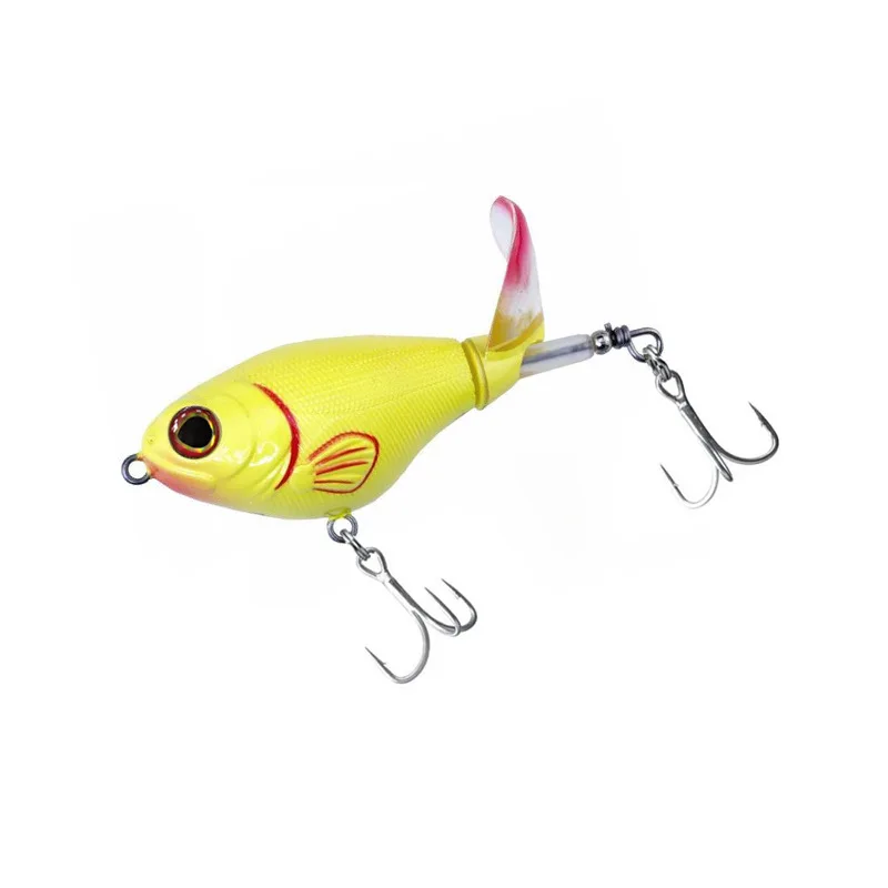 Top Water Fishing Lures Bass Lures with Propeller Tail Fishing Gear for Bass Trout Catfish Pike Perch Bass Fishing Lure