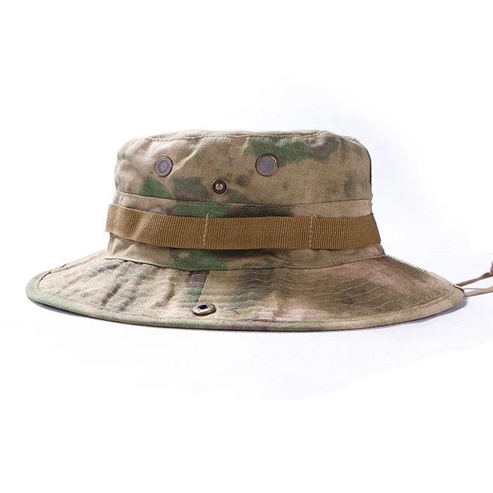 A-tac desert camouflage jungle hat rip-stop fabric casual outdoor sun-shading hat tactical fishing bonnie hat