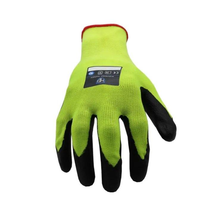 Waterbased Nitrile Smart Phone Touch Warm Glove NS MED ONE guantes de trabajo