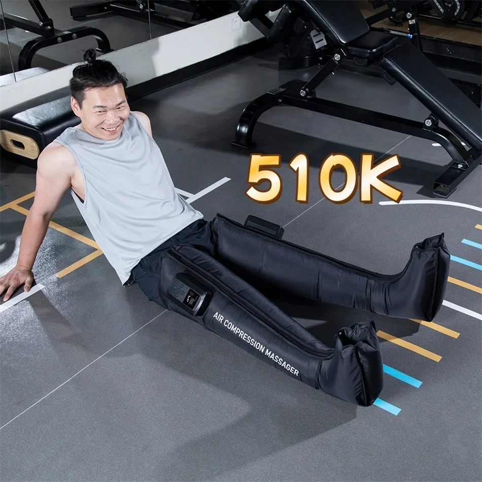 Yicoly Oem 510K Awesome Sports Design Recovery System Air Compression Boots Full leg Massager Air Compression System Device