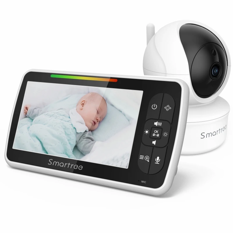 Video Baby Monitor And Camera  With Remote Pan, Digital Baby Monitoring Camera