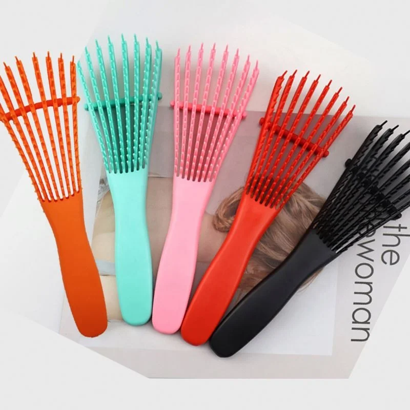 Wholesale Scalp Curly Hair Comb Ez Detangler Wet Massage Brush For Women Men Salon