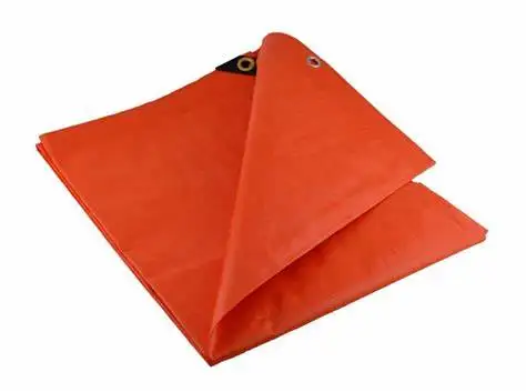 Extra Heavy Duty 4x5m White PE tarpaulin 240g tarp