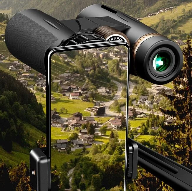 10x low light night vision bird watching binoculars can be connected to mobile phone