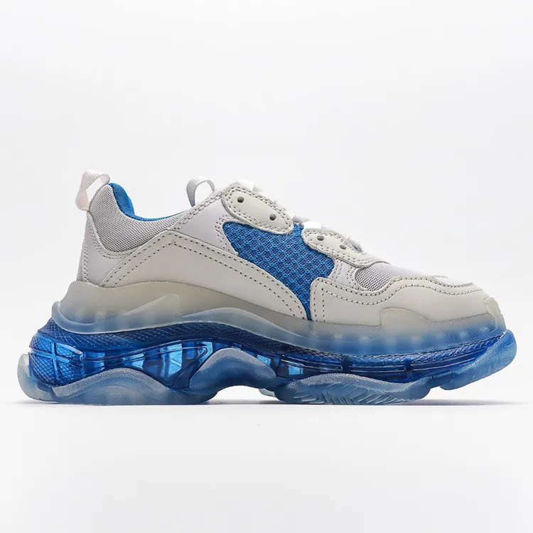 Оптовая продажа, обувь на толстой подошве для папы, модная амортизирующая повседневная обувь Balanciaga для мужчин и женщин