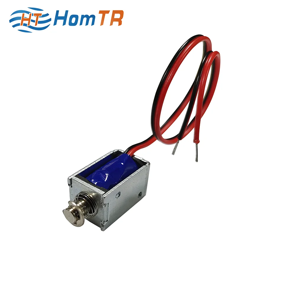 HomTR Stroke Diameter solenoids DC3V 1.5A 4.5W 1.7mm  Mini Push Pull Solenoid