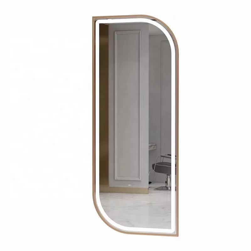 Modern new Barber Hair Salon Styling Mirror Station Double Sided With Storage