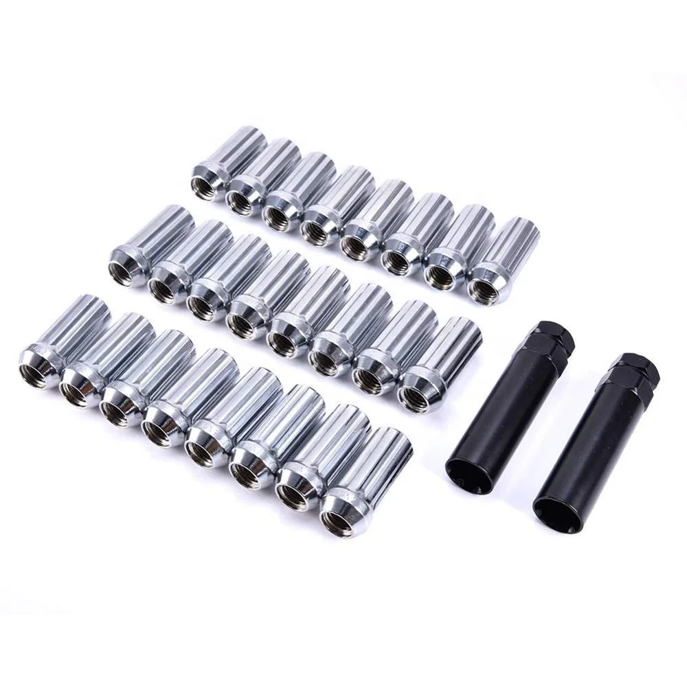 Гайки наконечники шлифовальных колес 14x2 мм с 2 шестигранными ключами 13/16 дюйма 7/8 дюйма хромированные