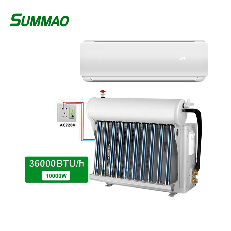 36000Btu Solar Hybrid Air Conditioner Generation Wall Mounted Dc Airconditioner