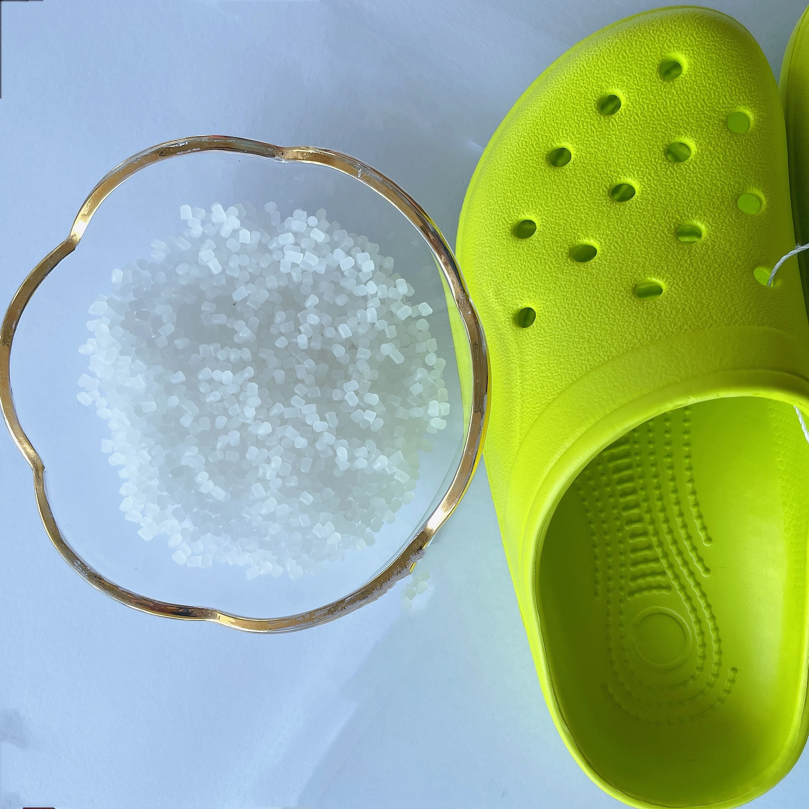 Rubber EVA Raw Materials for Injection Mold Slippers  Yoga Mat