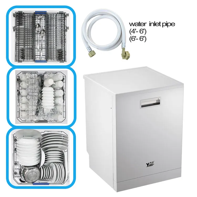 Home kitchen 810mm built-in dishwasher high temperature cleaning automatic drying dishwasher