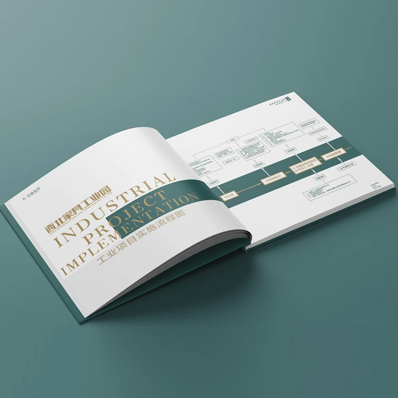 Cheap Promotional Product Catalogue Full Color Printing Hardcover Book Perfect Binding Books