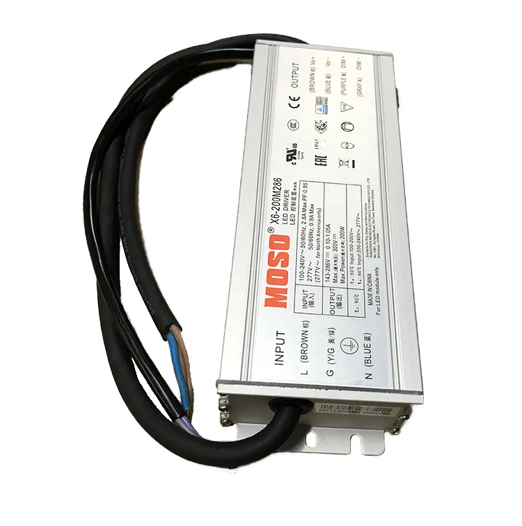 200W Series moso power supply led 200w moso led driver programmer moso x6