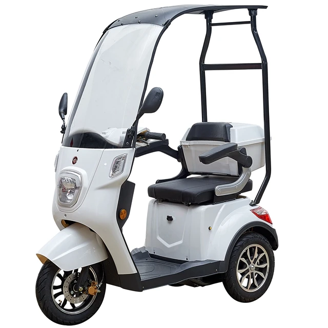 
2019 TOP SELLER 1000W 3 wheel mobility scooter with roof for elderly or handicapped electric tricycle 