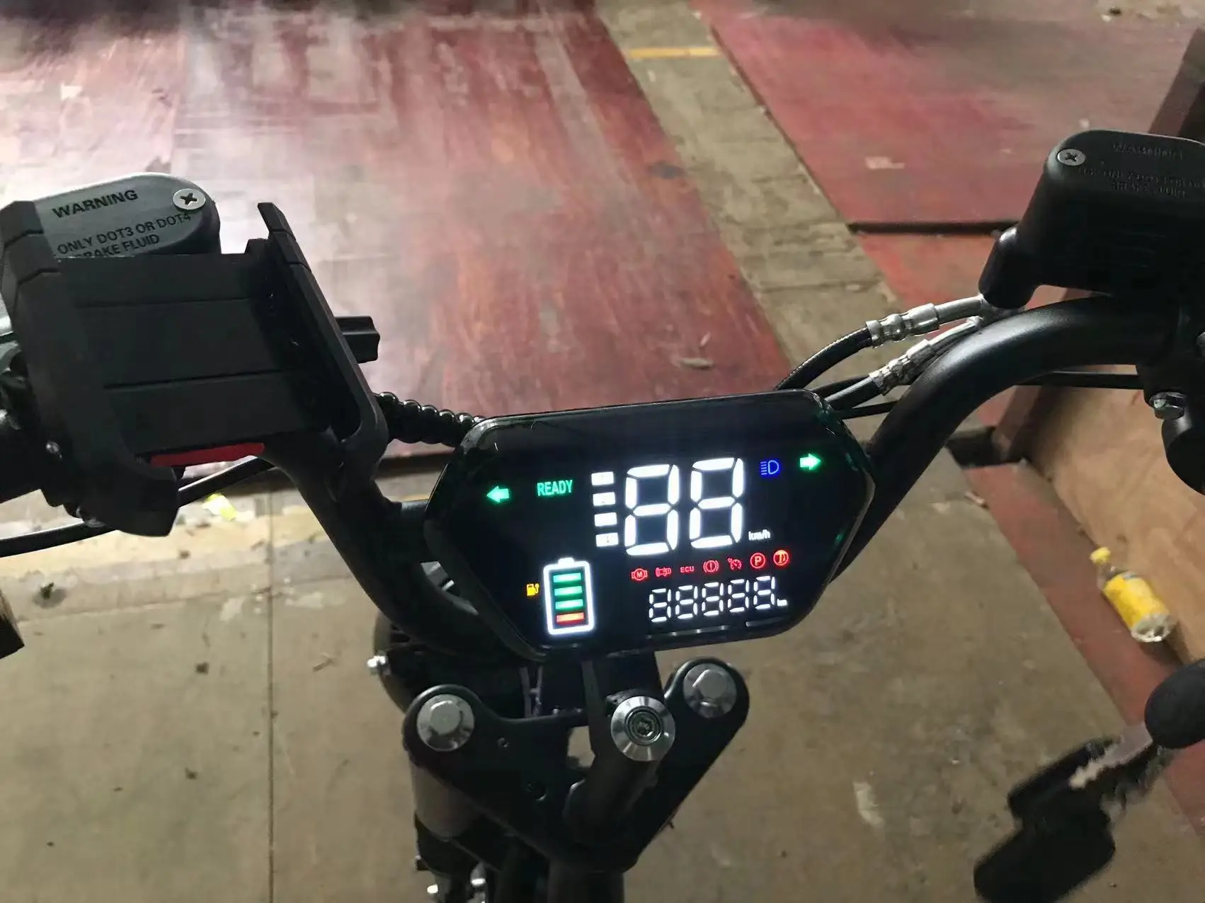 All Terrain Mountain Bike 60V30AH 500W Electric City Moped 16X3.0 Winter Tyres for Food Delivery Electric Cargo Bike