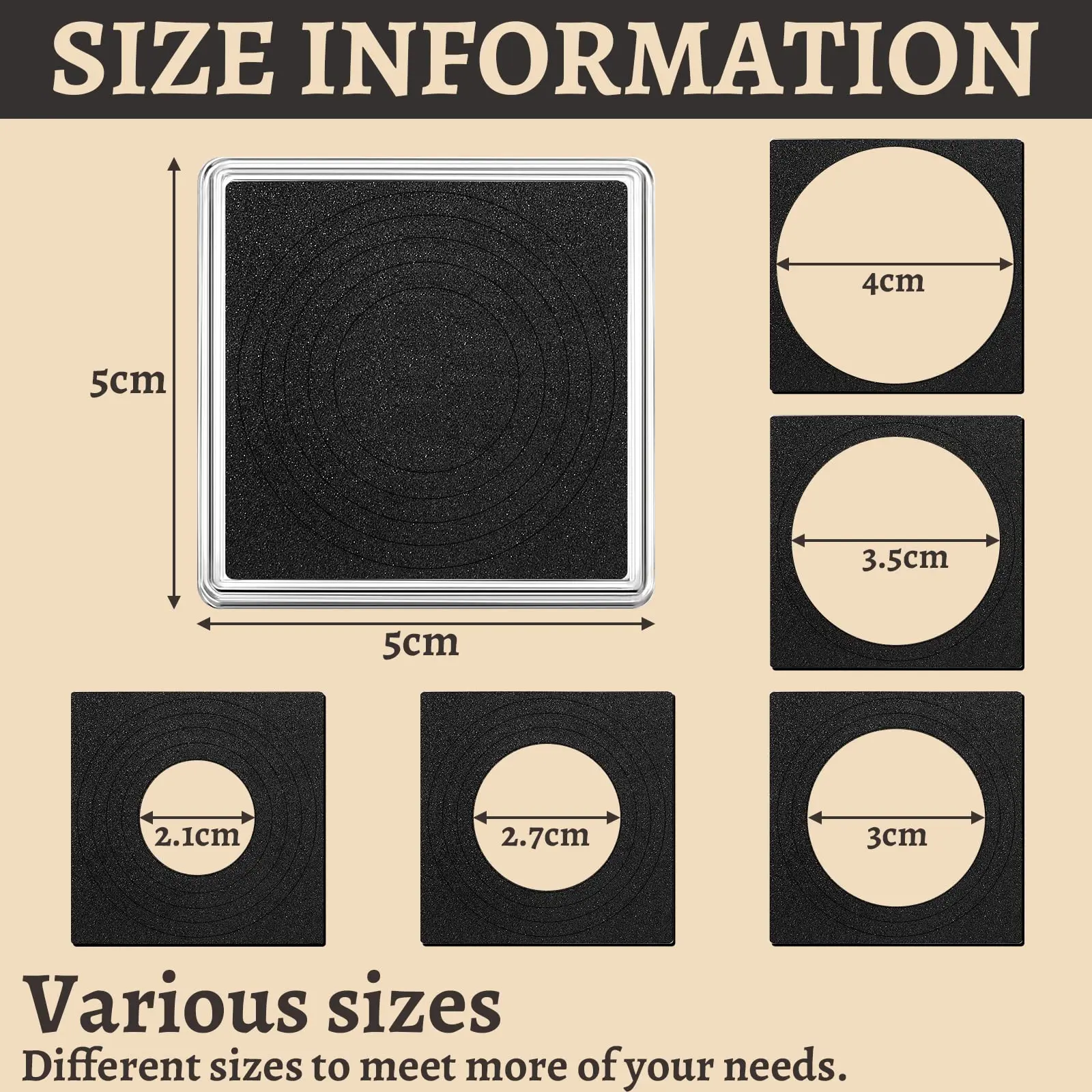 Coin Case for Collectors Silver Dollar Display Box Dollar Coin Snap Holder 2 x 2 Inch Half Dollar Coin Display Cases