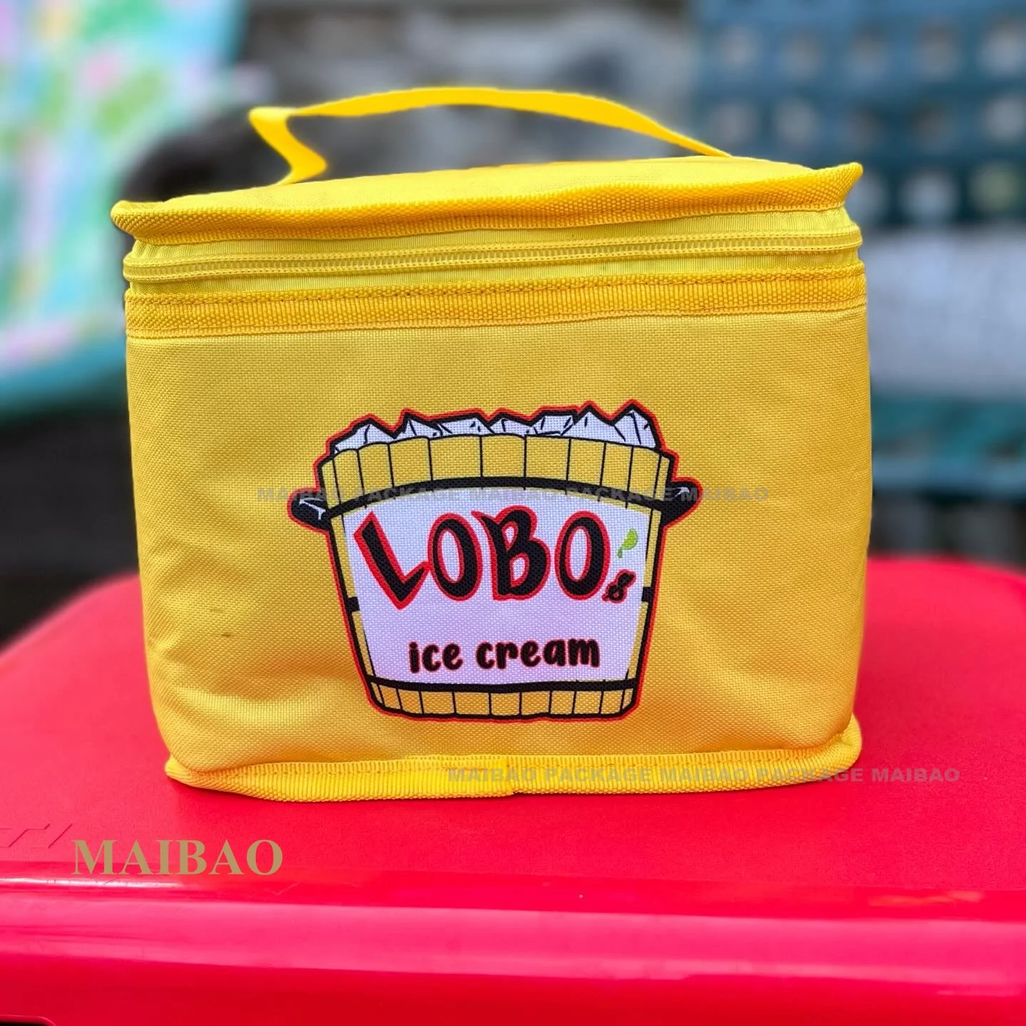 Hot Milk Tea & Ice Cream Catering Cooler Bag Disposable Insulated Aluminum Foil Tote Outdoor Distribution Industrial Use-food