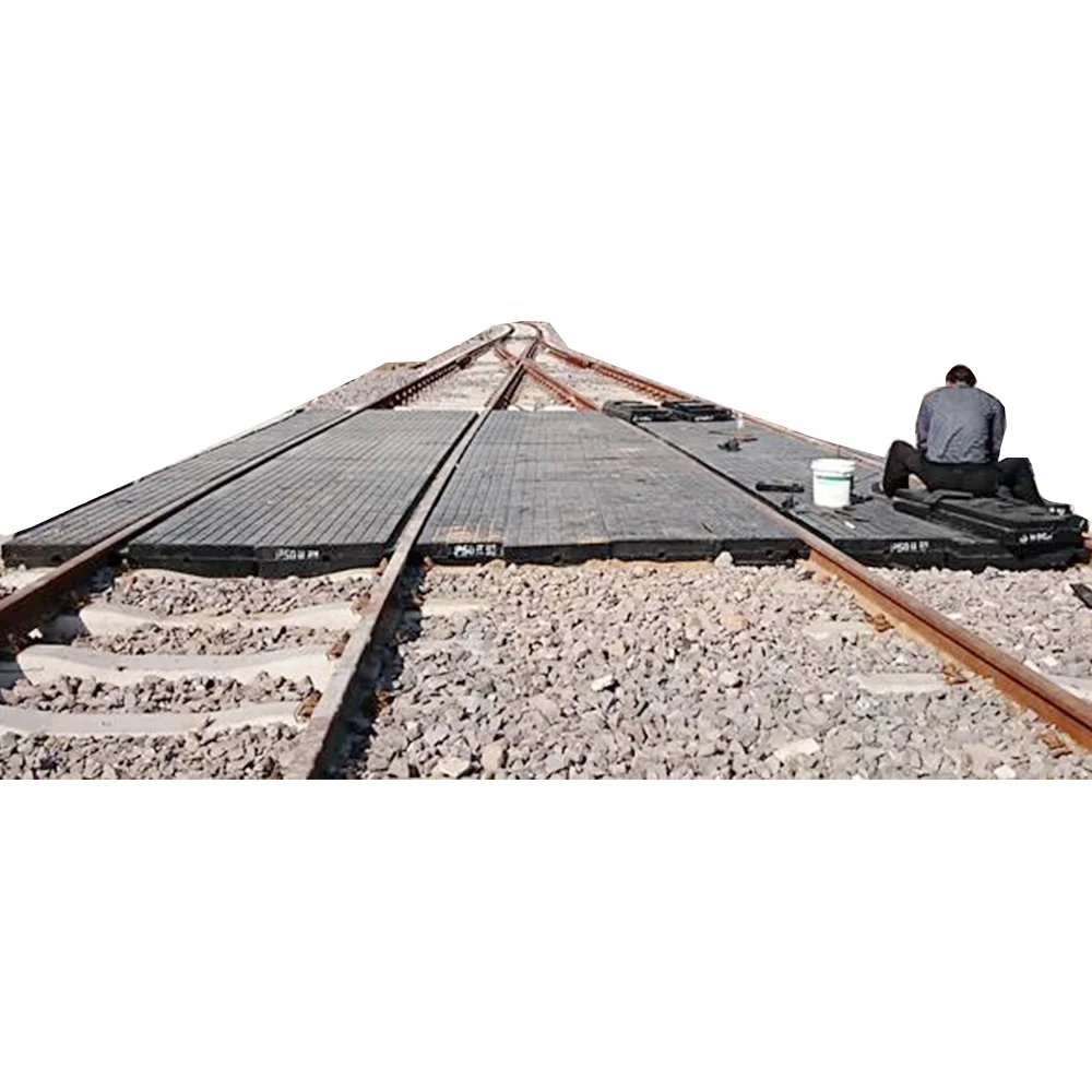 Flexible Sleeper Rubber Pad Board Railway Level Crossing Board Rail Crossing Plate Crossing Board Price