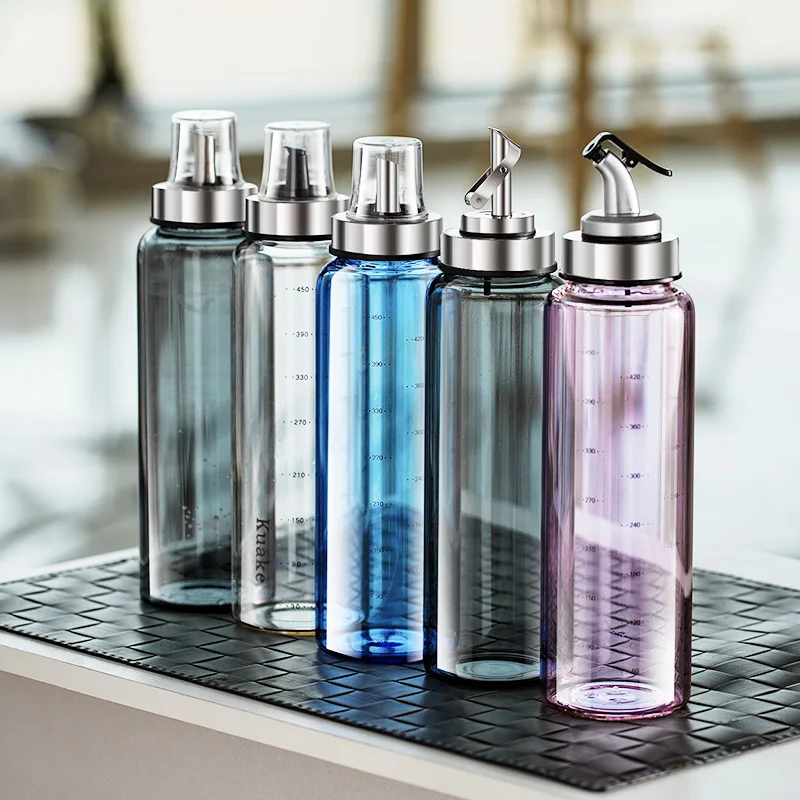 Widely Used Superior Quality Luxury Round High-borosilicate Oil Bottle