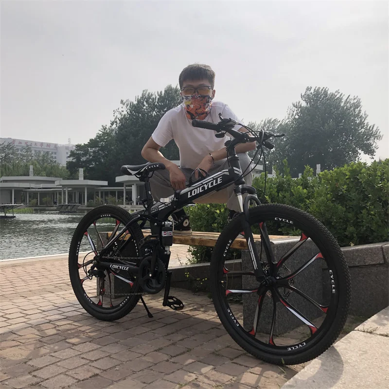 folding mountain bike mtb bicycle for men\/steel foldable mountain bycycles\/26 inch 29inch downhill bikes