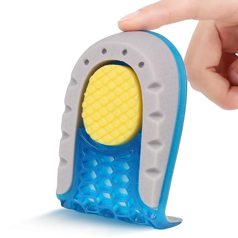 Comfortable Silicone Gel height increase shoe insole TPE Elevator Inner Sole Invisible Height Increase Insole