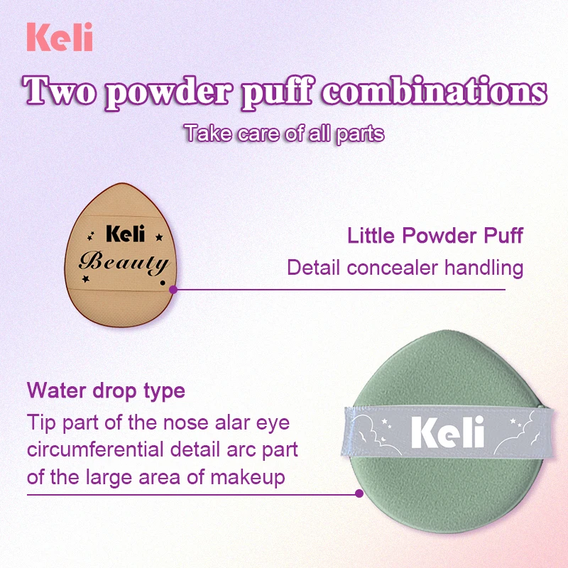 Wholesale Factory Direct Makeup Sponge Set 3pcs High Quality Sponge Puffs