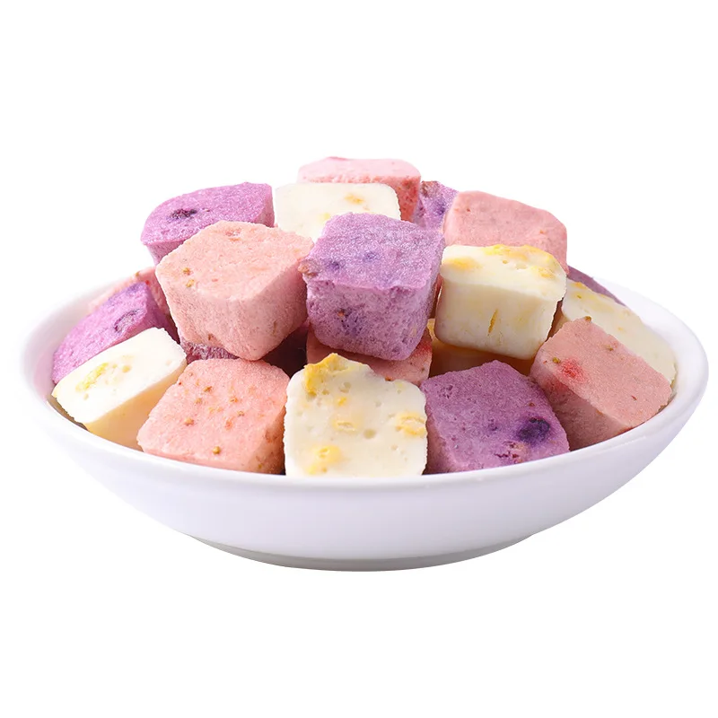 Wholesale Yogurt Frozen Dried Delicious Yogurt Block Freeze Dried Yogurt Fruit Milk Cubes