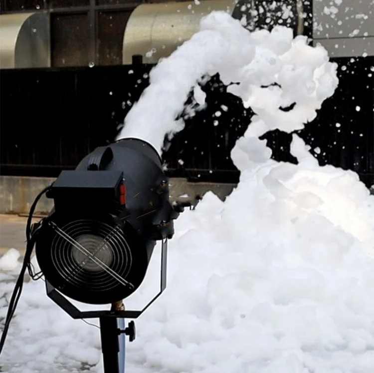 Hot sale Wedding Stage Effect Cannon 1000W Foldable Party For Indoor Outdoor Foam Cannon Disco Dj Jet Foam Machine Party