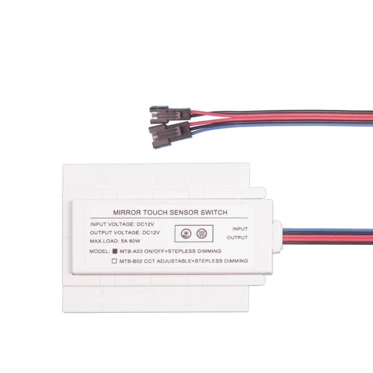 FICLUX 5A 60W Stepless Dimmer Multifunctional touch mirror sensor switch LED light dimming touch sensor switch