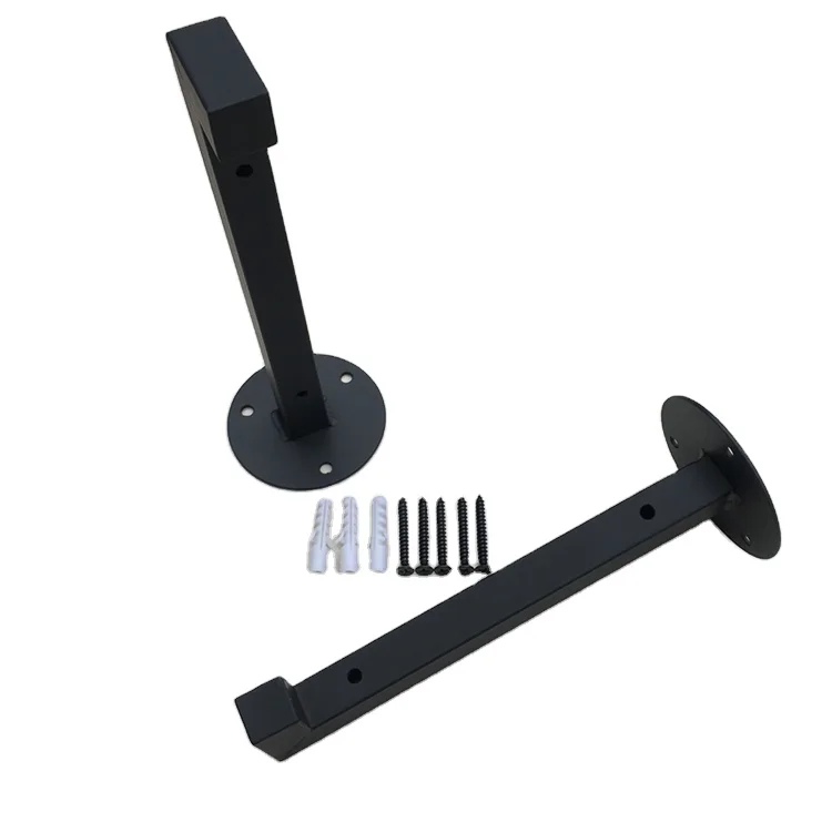 
Hot Sell Black Shelf Stand Wall Decor Heavy Duty Floating Bracket Wall L Shape Shelf Bracket 