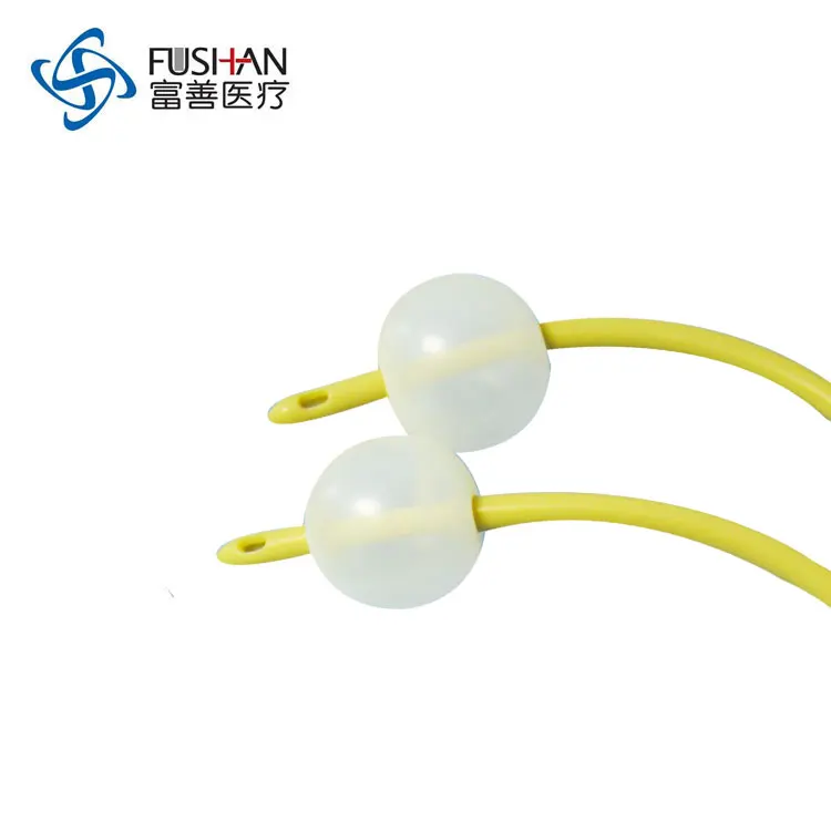 2-way Siliconized Foley Catheter Latex Suprapubic Catheter