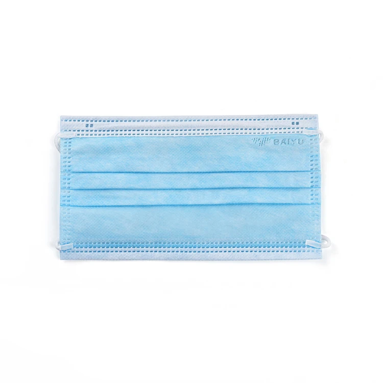 Masker 3 ply Disposable Face Mask Breathing Melt-blown Fabric 3plys mask 3 Plys facemask EN14683 CE Disposable Mask
