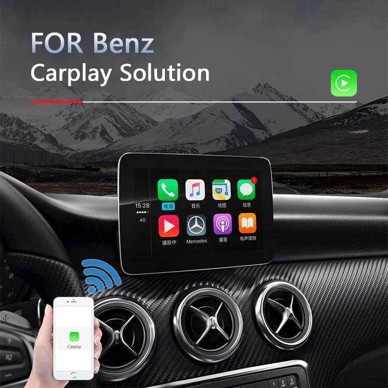 
Luweida Wireless CarPlay for Mercedes Benz A B C E class GLA GLC Android auto smart multimedia video interface AirPlay carplay 