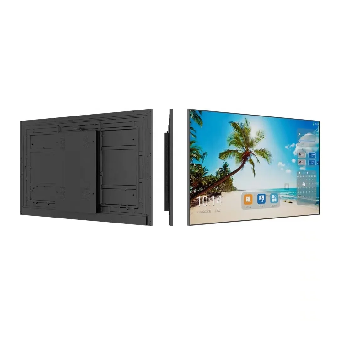 43' Commercial Digital Signage Display, 2K and 4K UHD, 500 nits, H DMI, USB, LAN, WiFi, 24/7 Operation, Portrait and Landscape