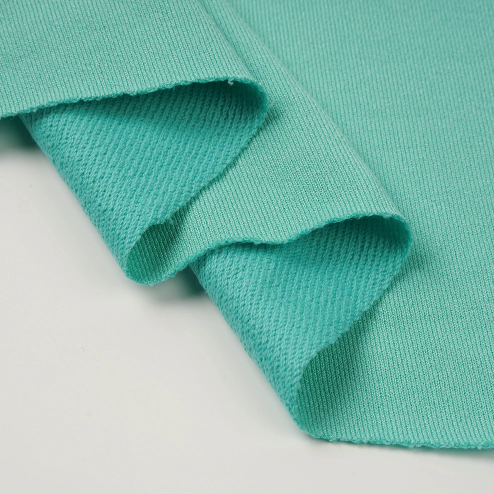 
Siro Viscose Cotton Nylon Organic Cotton French Terry Fabric 