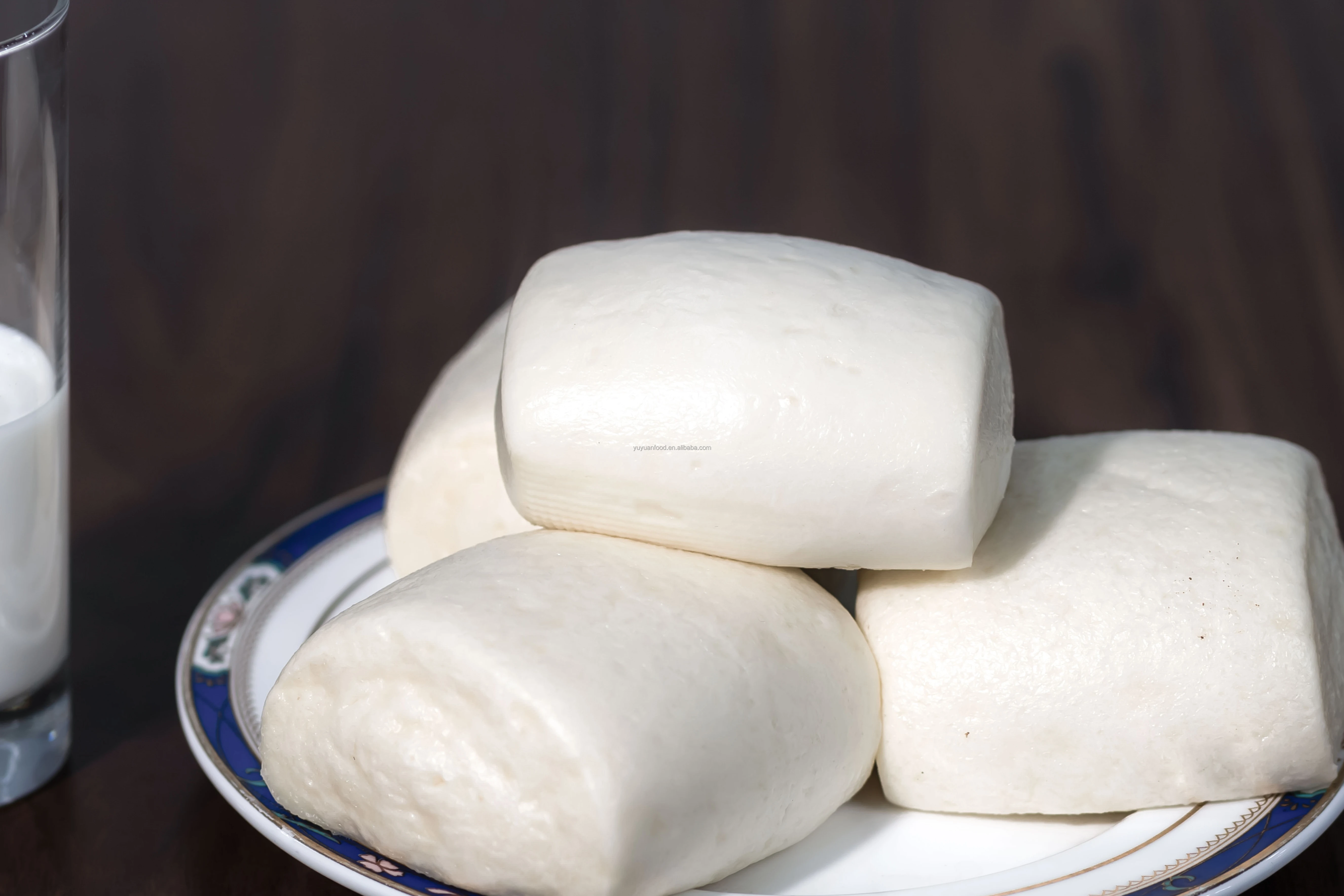 Сертифицированные HACCP молочно-белые булочки на пару для оптовой продажи полуфабрикаты студенческого завтрака быстрозамороженные продукты