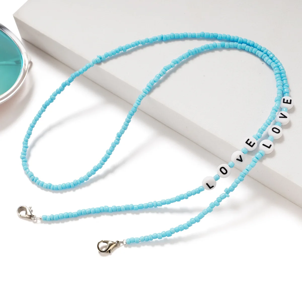 Colorful Beads Glasses Chain Anti-slip Reading Chain Sunglasses Chain