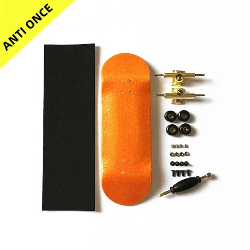 Wholesale Customized 100*30mm 100*34MM Mini Complete Skateboard Fingerboard Finger Board wheels