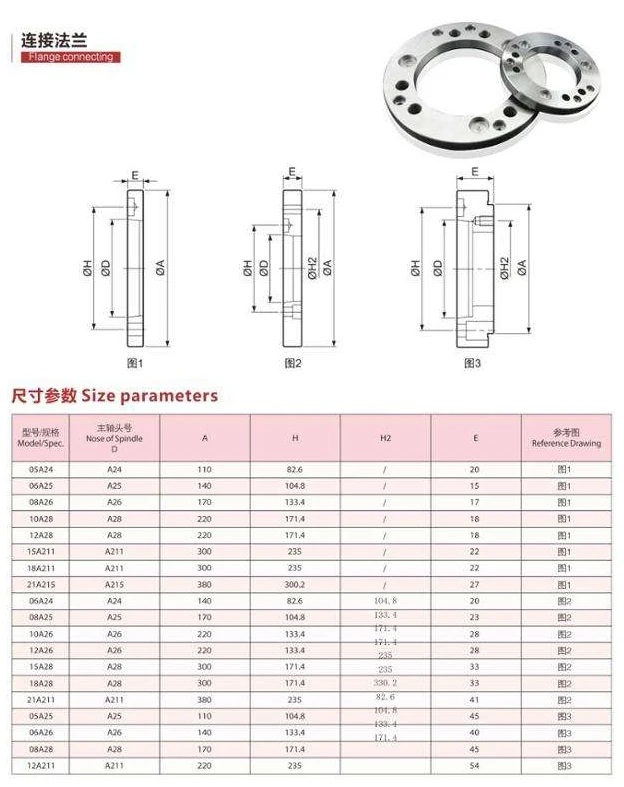 Adapter Back Plate for 6 Inch Diameter Power Lathe Chucks
