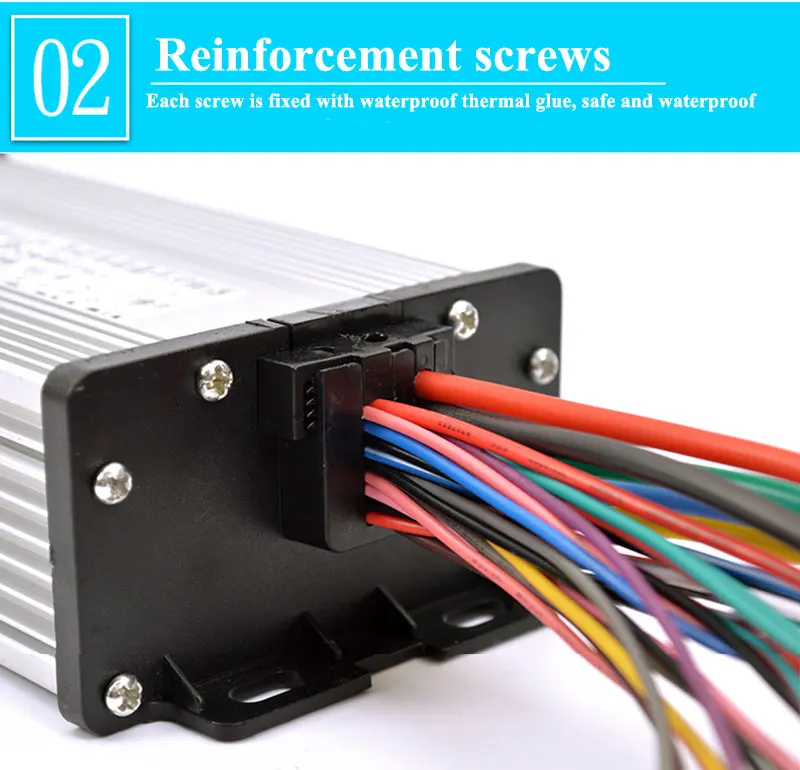Electric Engine PMSM BLDC Motor Controller High Power Electric Tricycle Vehicle 75V Controller