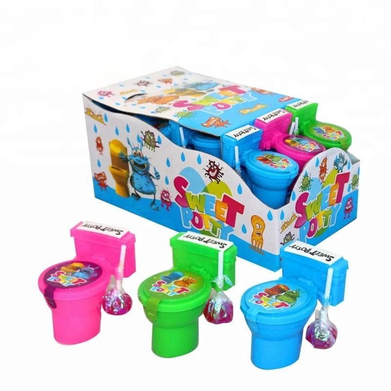 Wholesale Custom Fancy Toys Strawberry Pop And sherbe Sour Powder  New Toilet Candy Toy kid With Lollipop