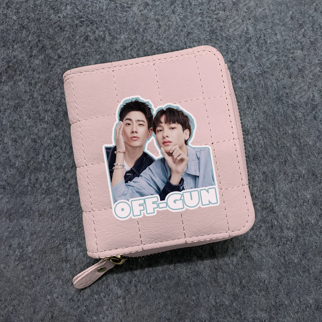 Thai Star  Mini Wallet Ladies Short Zipper Cute Coin Purse bright win off gun dew