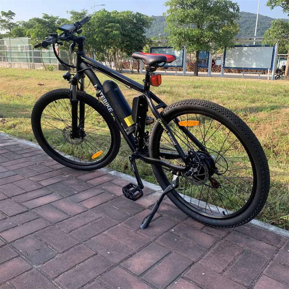 bicycle for woman A6AB26 carbon road bicycle 48v350w hybrid electric bicycle 29 48V 10AH lithium battery with key