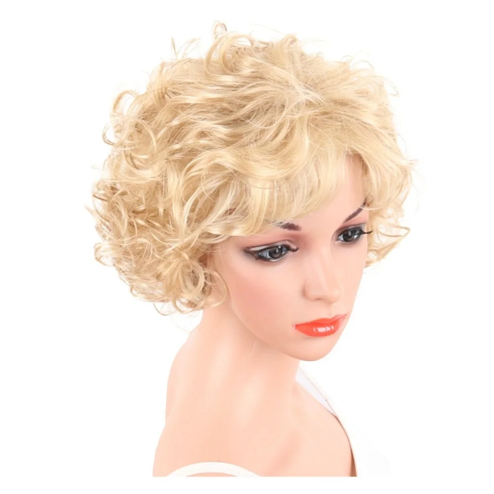 New style russian short blonde human hair full lace wig in zurich,body wave platinum blonde full lace wig,geisha finger wave wig