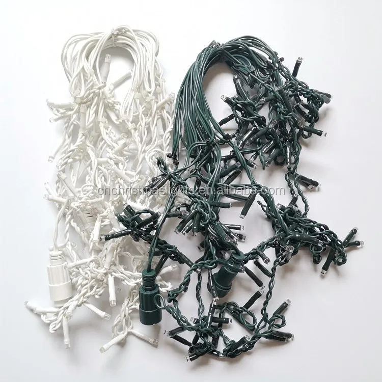 Оптовая продажа, рождественские украшения, светодиодная уличная Водонепроницаемая гирлянда с теплым белым светом