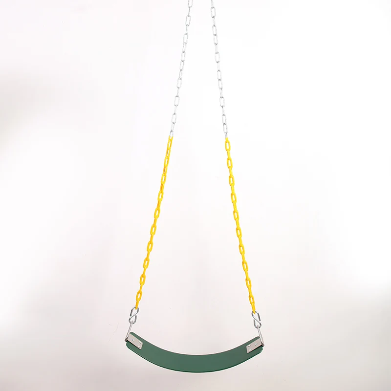 5 Seats Outdoor PVC Coating Plastic Stable Baby Cradle Swinging Chair Outdoor Garden Swing for Sale Toy Set Metal Customized