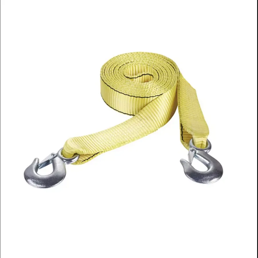 Wholesale manufacturer Snap hooks 1 inch 1000 Lbs Polyester Tow Strap